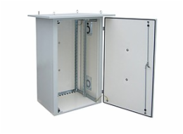 Rack termoizolovaný LC-07, 15U 700x400, RAL 7035 s vent. pravá bočnice