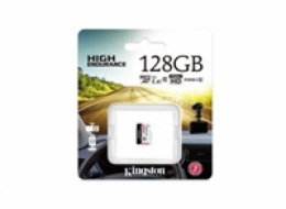 Kingston MicroSDXC karta 128GB High Endurance, 95R Class 10 UHS-I U1