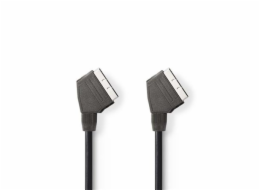 Nedis CVGB31000BK20 - Kabel SCART | SCART Zástrčka - SCART Zástrčka | 2 m | Černá barva