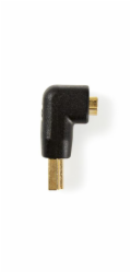 NEDIS adaptér HDMI úhlový 90°/ HDMI konektor - HDMI zásuvka/ černý/ box