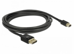 Delock - Kabel DisplayPort - DisplayPort s piny (male) do Mini DisplayPort s piny (male) - 2 m - černá - podpora 8K