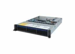 Gigabyte server R272-Z32 1xSP3 (AMD Epyc 7002), 16x DDR4 DIMM,24+2x 2,5, M.2, 2x 1GbE i350+OCP, IPMI, 2x 800W plat