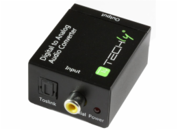 TECHLY 301139 Techly Digital Toslink SPDIF, Coaxial audio to analog L/R RCA converter adapter