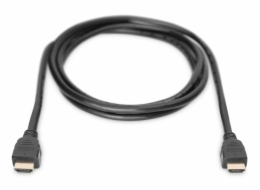 Digitus připojovací kabel HDMI 2.1 Ultra High Speed, typ A M / M, 2,0 m, s Ethernetem, UHD 8K 60p, zlacené konektory