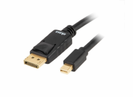 Akasa AK-CBDP22-20BK AKASA adaptér 8K Mini DisplayPort na DisplayPort kabel, v1.4, 2m