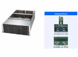 SUPERMICRO 4U GPU server 2x LGA3647, iC622, 24x DDR4, 24x 3,5"HS (2x NVMe opt.), 21x PCIe, 2x2200W(tit), 2x10GbE, IPMI