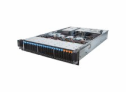 Gigabyte R28N-F2O Standard Rackmount Server, E5-2600 V3/V4, 24 x RDIMM/LRDIMM ECC, 4 x 2.5"NVMe bays, 20 x 2.5" SAS/SATA