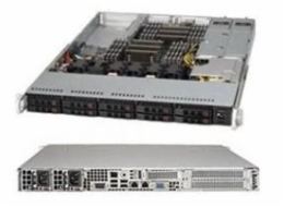 SUPERMICRO 1U chassis 10x 2,5" HS SAS3/SATA3, 2x700/750W, WIO