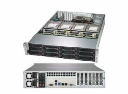 SUPERMICRO 2U chassis 12+4x 3,5" HS SAS3/SATA, 2x1000W (80PLUS Titaninum)