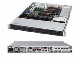 SUPERMICRO 1U chassis 4x 3,5" HS SAS3/SATA, 600W (80PLUS Platinum)