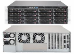 SUPERMICRO 3U JBOD chassis 16x 3,5" HS SAS/SATA (dual expander + 4xSFF 8644 + IPMI), 2x1000W (80PLUS Platinum)