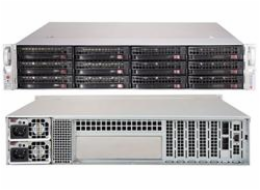 SUPERMICRO 4U chassis 24x 3,5" HS SAS/SATA (singel expanSAS3/12Gb - 8643)+2x2,5" volitelný ,2x1200W (80PLUS Titanium)