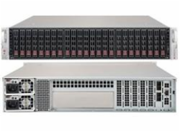 SUPERMICRO 2U JBOD chassis 24x 2,5" HS SAS/SATA (dual expander 8x SFF 8644 + IPMI), 2x740W (80PLUS Platinum)