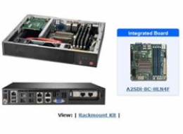 SUPERMICRO mini server Atom C3758, 4x DDR4 ECC, 84W, M.2, 4x 1Gb LAN, IPMI