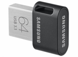 Samsung flash disk 64GB FIT PLUS USB 3.2 Gen1 (rychlost ctení až 300MB/s)