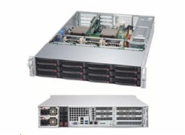 SUPERMICRO 2U chassis 8xSAS3 12Gbps+4x(NVMe nebo SAS3), 2x1200W(tit.)