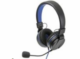 SnakeByte sluchátka Head: Set 4 pro PS4 modrá/černá