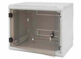 Nástěnný rack.jednodílný 15U (š)600x(h)495 perforované dveře