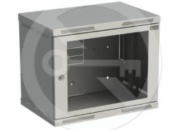 SOLARIX Nástenný rozvádzač SENSA 9U 400mm, sklo