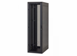 Stojanový rozvaděč 15U (š)600x(h)600 perforované dveře.,černý