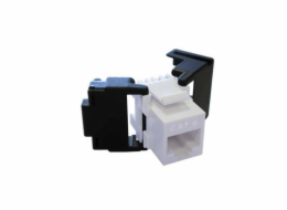 OPTIX&nbsp;UTP&nbsp;keystone&nbsp;Cat6,&nbsp;beznástrojový,&nbsp;bílý,&nbsp;š.&nbsp;17&nbsp;mm