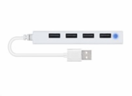 Speedlink SNAPPY SLIM USB Hub 4-Port, USB 2.0, Passive, white
