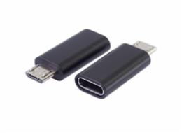 PremiumCord adapter USB-C konektor female - USB 2.0 Micro-B/male