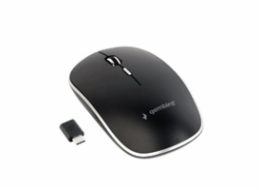 Gembird Myš MUSW-4BSC-01, černá, bezdrátová, USB Type-C receiver