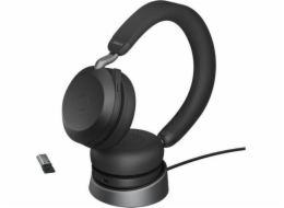 Jabra Evolve2 75/Stereo/ANC/USB/BT/Bezdrát/MS/Stand/Černá