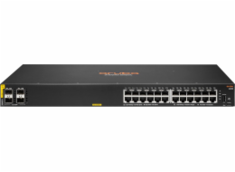 HPE Aruba Networking CX 6000 24G Class4 PoE 4SFP 370W Switch R8N87A