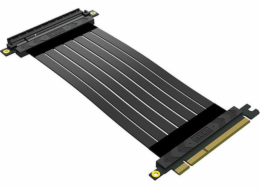 AKASA kabel RISER BLACK X2 Mark IV,remium PCIe 4.0 x16 Riser Cable, 20cm