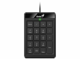 GENIUS NumPad 110/ Drátová/ USB/ slim design/ černá