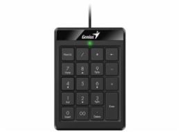 GENIUS numerická klávesnice NumPad 110/ Drátová/ USB/ slim design/ černá