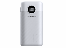 ADATA PowerBank AP10000 - externí baterie pro mobil/tablet 10000mAh, bílá (37Wh) USB-C