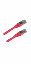 XtendLan patch kabel Cat5E, FTP - 1m, červený (prodej po 10 ks)