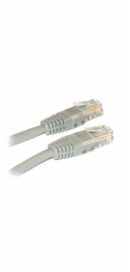 XtendLan patch kabel Cat5E, UTP - 30m, šedý