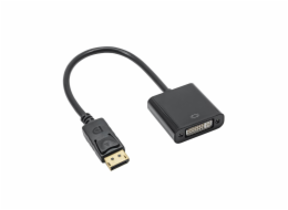 Akyga konventor DVI-F/Displayport-M/ABS/20cm
