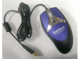 EXACTGAME EG-ExactGame9000/Herní/Laserová/Pro praváky/2 000 DPI/Drátová USB/Černá-modrá