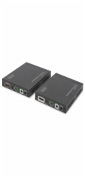 DIGITUS Sada 4K HDMI Extender, HDBaseT, UHD 4K * 2K @ 60 Hz, 70 m, síťový kabel (kat. 6, 6a, 7)