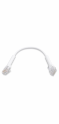 UBNT U-Cable-Patch-RJ45, UniFi Ethernet Patch kabel, 0,1m, Cat6, bílý