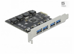 DeLOCK PCIe x1 až 4x ext. USB Type-A USB 3.2 Gen 1, USB řadič