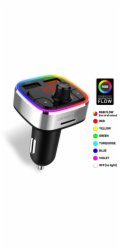 CONNECT IT CarRGB Bluetooth transmitter, 2xUSB+MicroSD, STŘÍBRNÝ