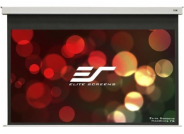 ELITE SCREENS plátno elektrické motorové stropní 100" (254 cm)/ 16:9/ 124,5 x 221,4 cm/ Gain 1,1/ 12" drop