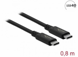 DeLOCK USB4 Gen 3x2 Kabel, USB-C Stecker > USB-C Stecker, Koaxialkabel