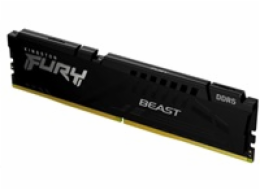 KINGSTON DIMM DDR5 32GB (Kit of 2) 4800MT/s CL38 FURY Beast Černá