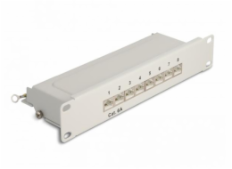 DeLOCK "10" patch panel 8 portů Cat.6A"