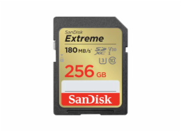 SanDisk SDXC karta 256GB Extreme (190 MB/s Class 10, UHS-I U3 V30)