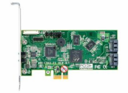 Areca ARC-1203-2I ARECA 2port 6Gb/s SATA PCIe 2.0 x1, RAID Card, 512MB Cache, 2x interní SATA