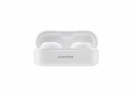 Canyon CNE-CBTHS1 CANYON TWS-1 Bluetooth sportovní sluchátka s mikrofonem, bílá