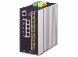 Planet IGS-6325-8T8S průmyslový L3 switch, 8x1Gb, 8x2.5Gb SFP, 12-48VDC, -40~75°C, IP30, fanless
